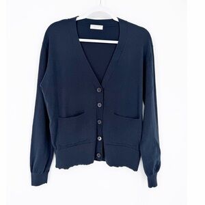 Majestic Filatures Cardigan Deep Navy XS